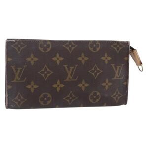 LOUIS VUITTON Monogram Bucket GM Accessory Pouch LV Auth 154011